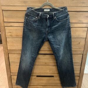 GAP Men's Dark Blue Straight Jeans